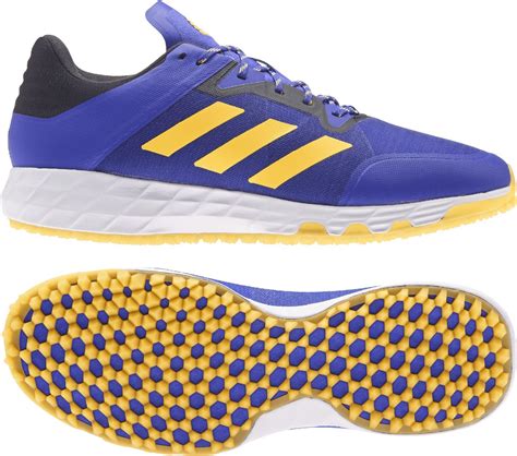 adidas hockeyschoenen blauw geel|adidas veldhockey shirt.